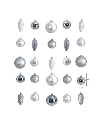 Holiday Christmas 23 Piece Lux Shatterproof Ornament Set