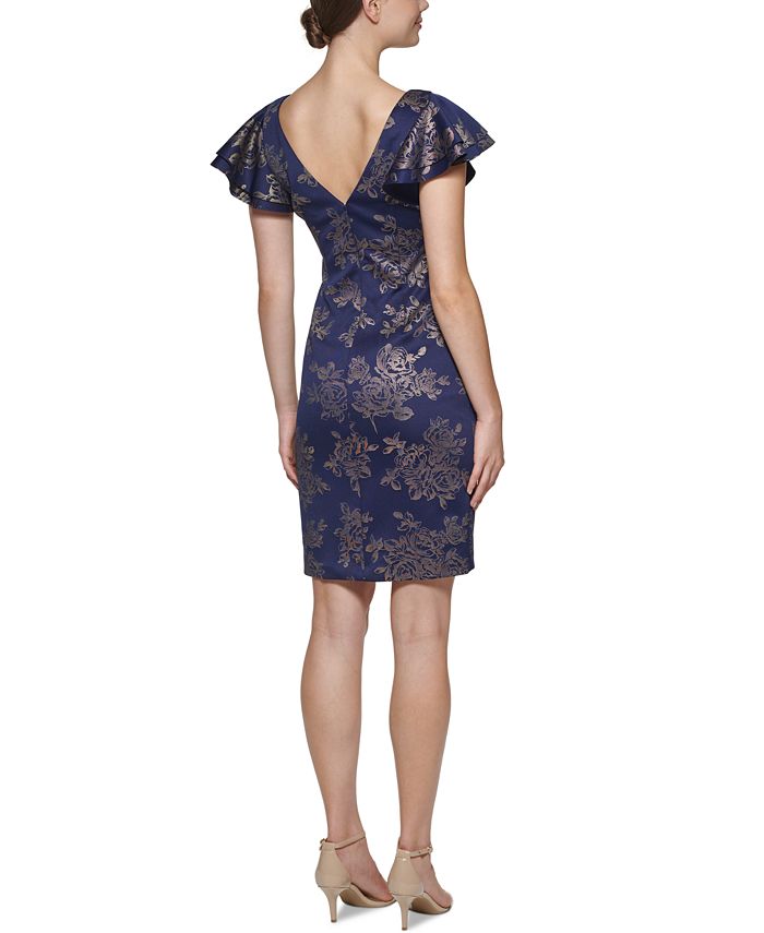 Jessica Howard Petite FoilPrint Sheath Dress Macy's