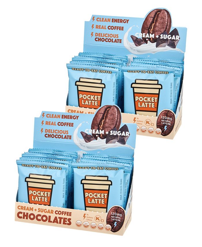 Pocket Latte Cream + Sugar Coffee Bar, 12 Pack Macy's