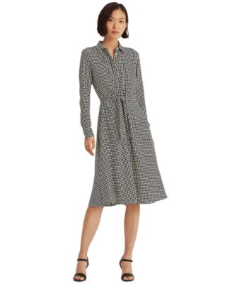 lauren georgette shirtdress