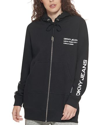 dkny jeans zip up sweater
