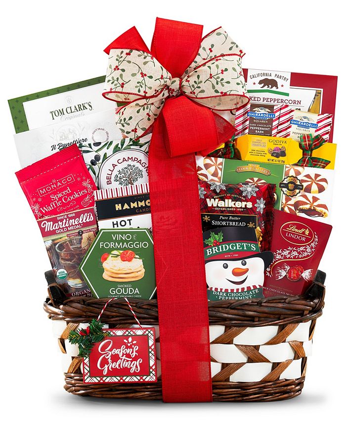 Wine Country Gift Baskets Happy Holidays Gift Basket,15 Pieces Macy's