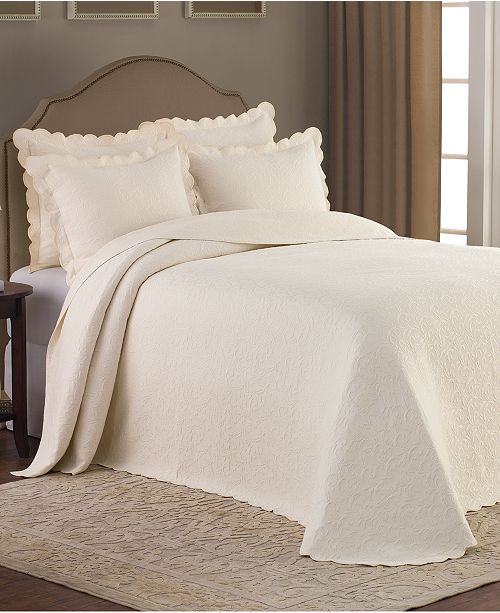 Lamont Claire Matelasse Ivory Full Bedspread Reviews Quilts