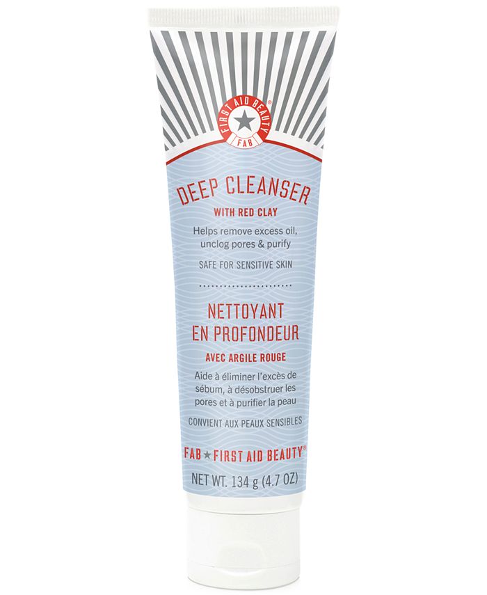 First Aid Beauty - Pure Skin Deep Cleanser With Red Clay