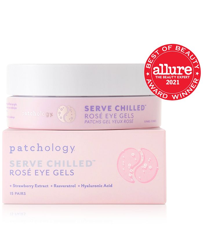 Patchology - Serve Chilled Ros&eacute; Eye Gels, 15 pairs
