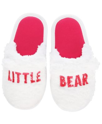 Photo 1 of  Size 4-5 FAMILY PAJAMAS Little Boys & Girls Little Bear Matching Family Slippers, Created for Macy's
