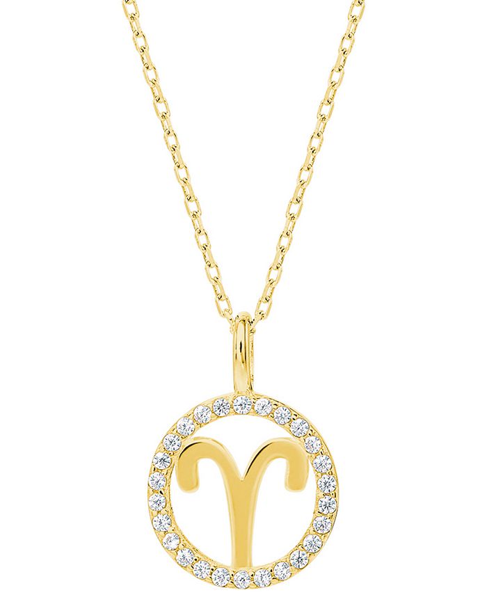 Macy's zodiac necklace online