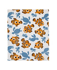 Finding Nemo and Squirt Turtle Super Soft Baby Blanket