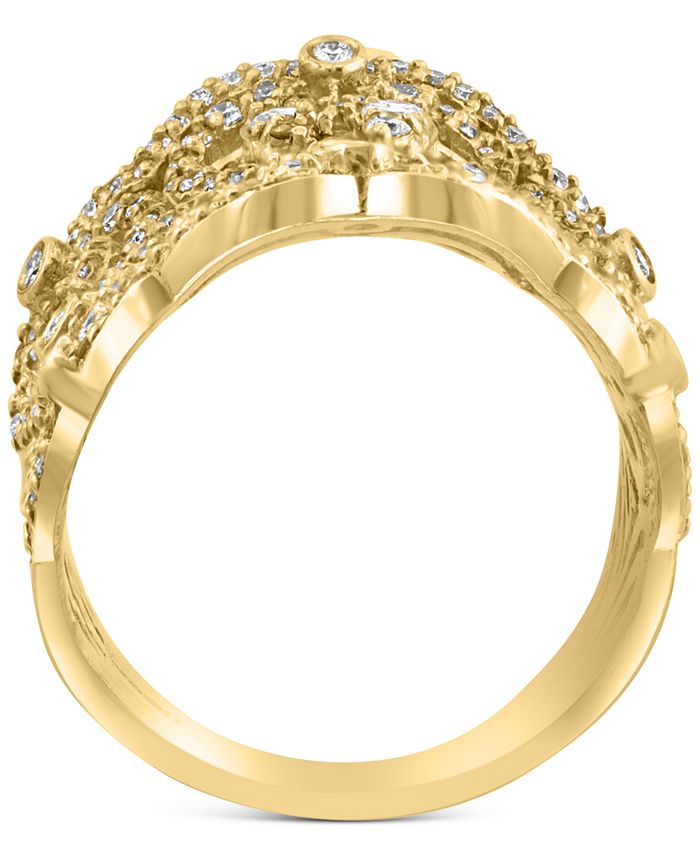 EFFY Collection - Diamond Filigree Heart Statement Ring (2 ct. t.w.) in 14k Gold