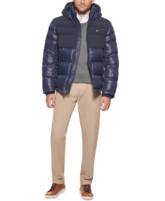 tommy hilfiger shiny jacket