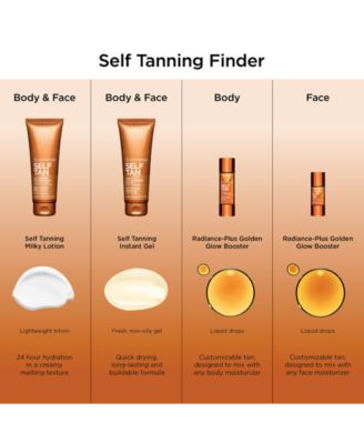 self tanning gel clarins