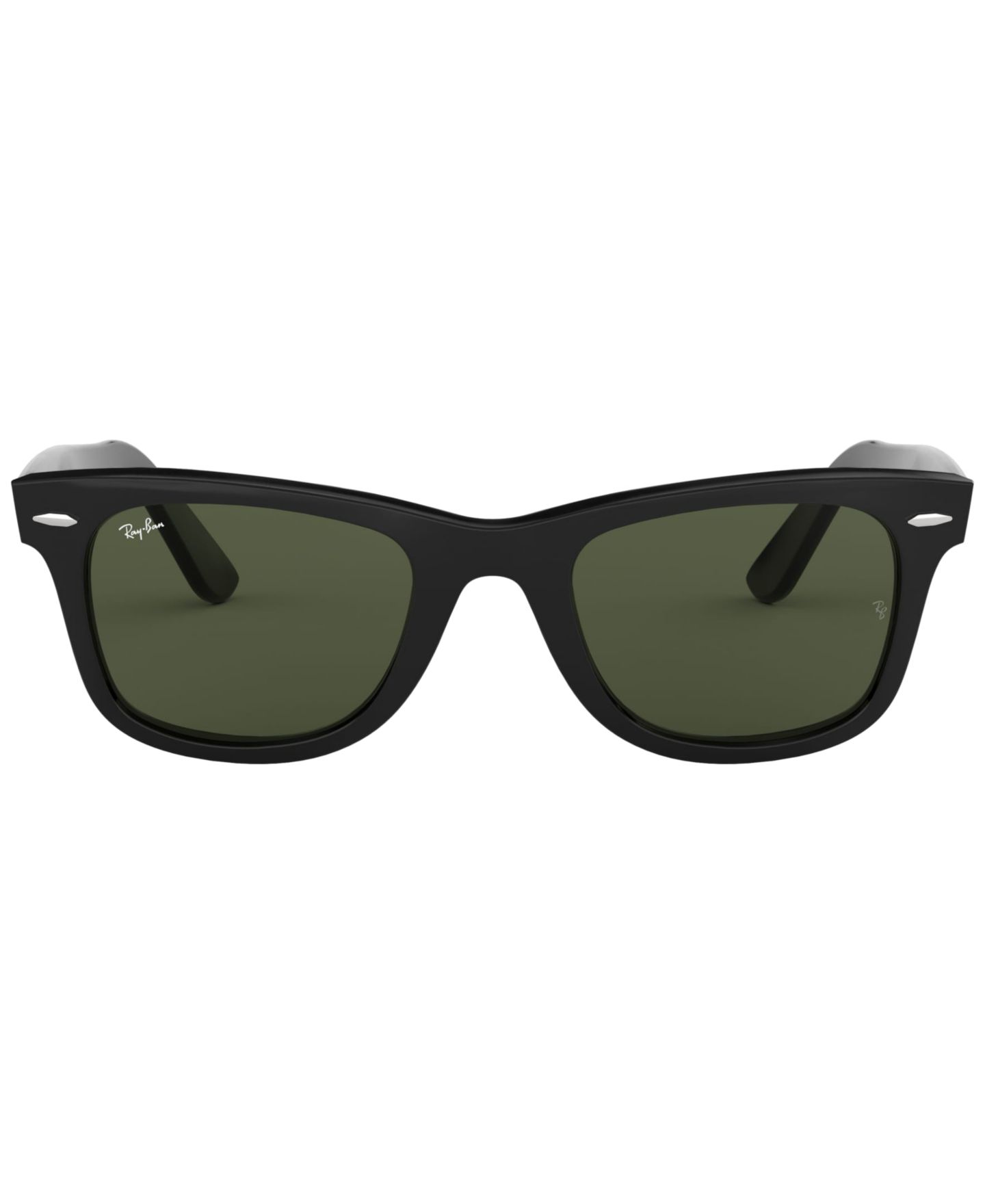 Солнцезащитные очки Ray-Ban Unisex Low Bridge Fit Sunglasses, RB2140F Original Wayfarer Classic 54, цвет: Чёрный — фото 3