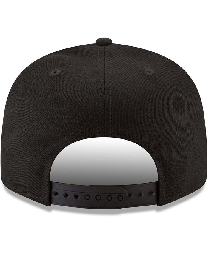 New Era Men's Black Pittsburgh Pirates Black White 9Fifty Snapback Hat ...