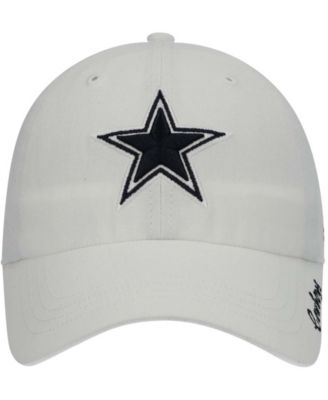 Women's White Dallas Cowboys Miata Clean Up Adjustable Hat