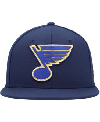Men's Navy St. Louis Blues Core Primary Logo Fitted Hat