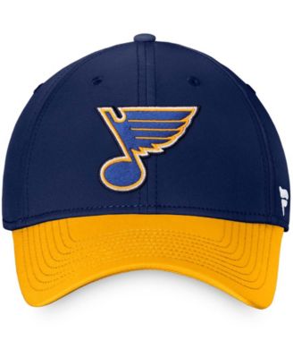 Men's Navy St. Louis Blues Core Primary Logo Flex Hat