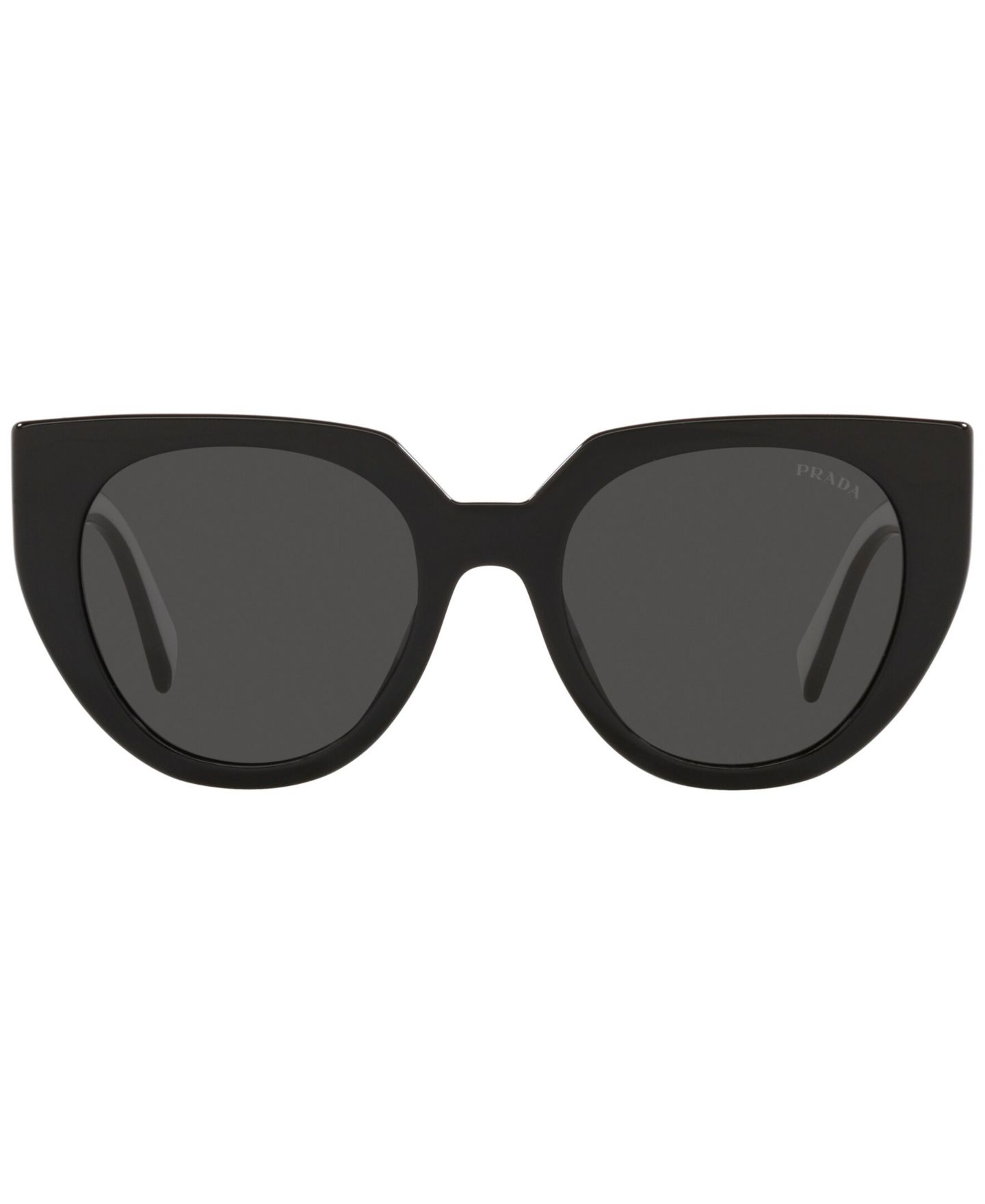 Женские солнцезащитные очки PRADA Cat Eye Sunglasses, PR 14WSF, цвет: Чёрный — фото 2