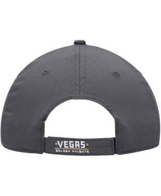 Men's Charcoal Vegas Golden Knights Logo Core Adjustable Hat