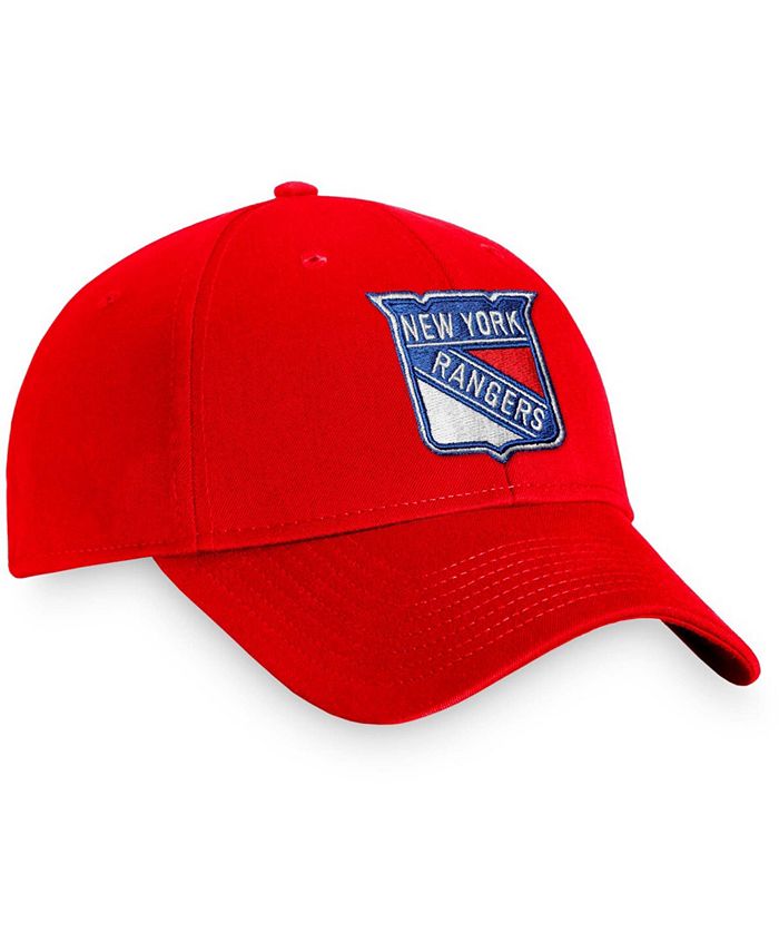 Fanatics Men's Red New York Rangers Core Adjustable Hat - Macy's