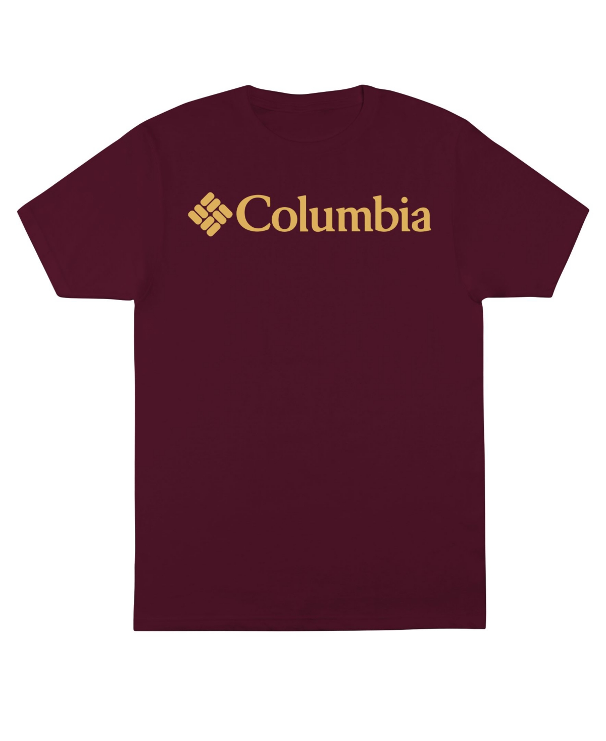 Shop Columbia Men's Franchise Short Sleeve T-shirt In Rich Wine,golden Nugget