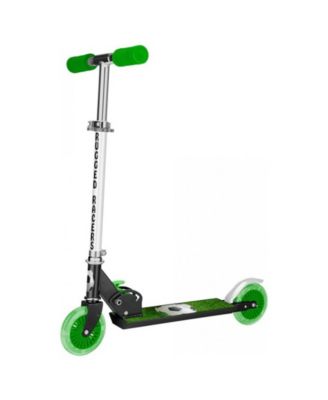 Rugged Racers 2 Wheel Scooter with Soccer Ball Design and Led Lights