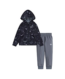 Little Boys Hoodie and Pants, 2 Piece Set