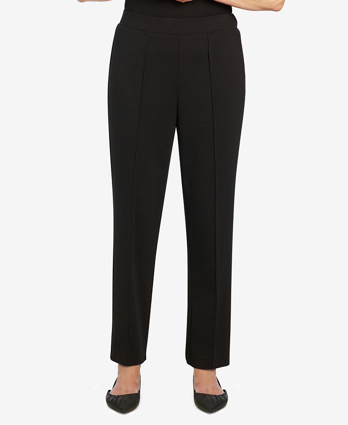 Alfred Dunner Plus Size Walk On The Wild Side Ponte Slim Straight