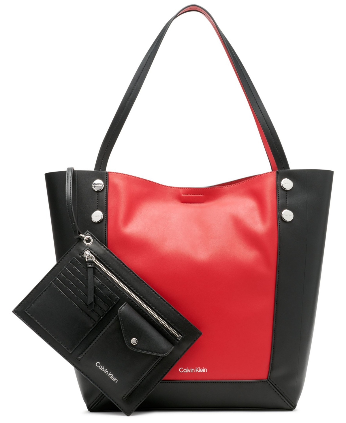 Calvin Klein Quinn Tote Red/Black