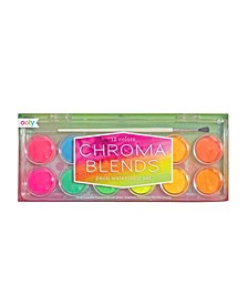 Chroma Blends Watercolor Paint, Set of 12