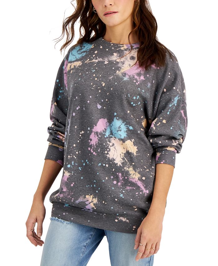 Grayson Threads Black Juniors Tie Dye Sweatshirt Macy s