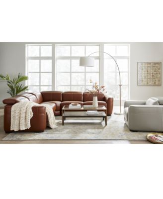 MACY'S LEXANNA LEATHER SECTIONAL COLLECTION CREATED FOR MACYS