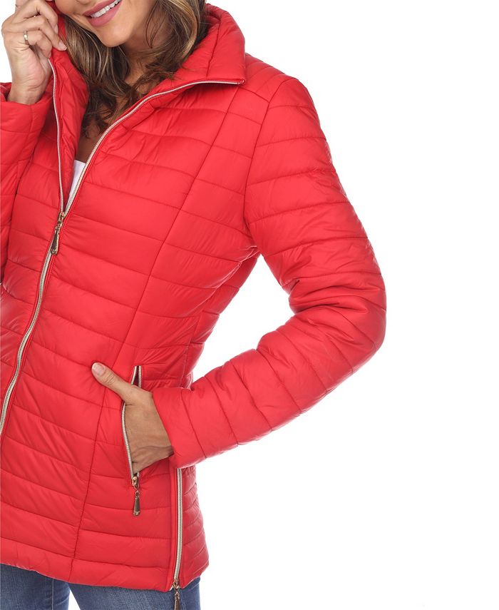 White Mark Women's Puffer Coat Macy's