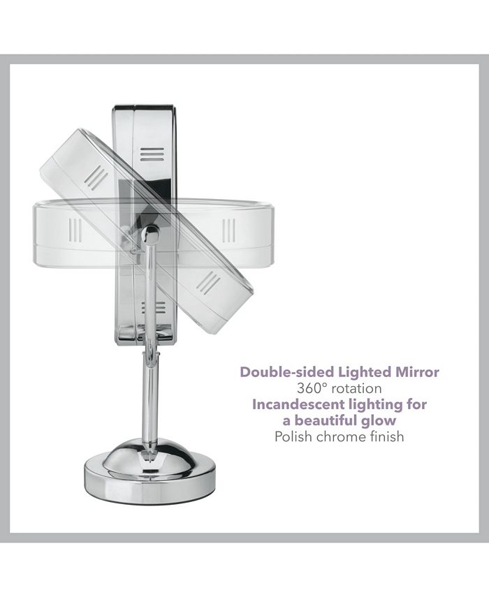 Conair DoubleSided Lighted Oval Mirror Macy's