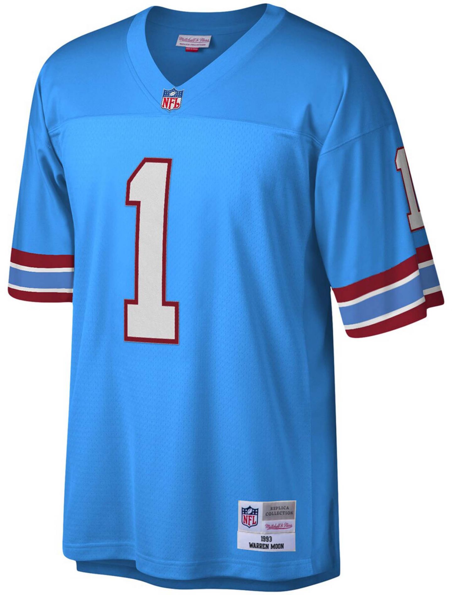 Мужской топ Mitchell & Ness Houston Oilers Legacy Replica Jersey - Warren Moon — фото 2