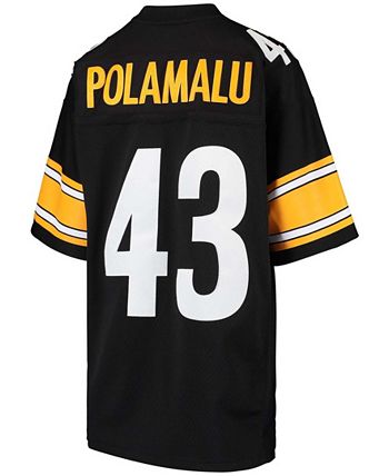 Mitchell & Ness - Youth Pittsburgh Steelers 2005 Gridiron Classics Retired Player Legacy Jersey - Troy Polamalu