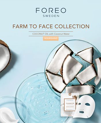 To 3-Pk. - Sheet FOREO Mask Macy\'s Oil, Face Coconut - Farm