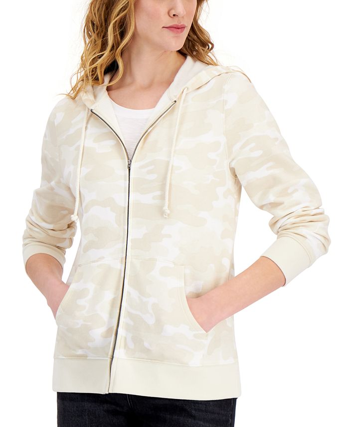 Macy's zip up hotsell hoodie womens
