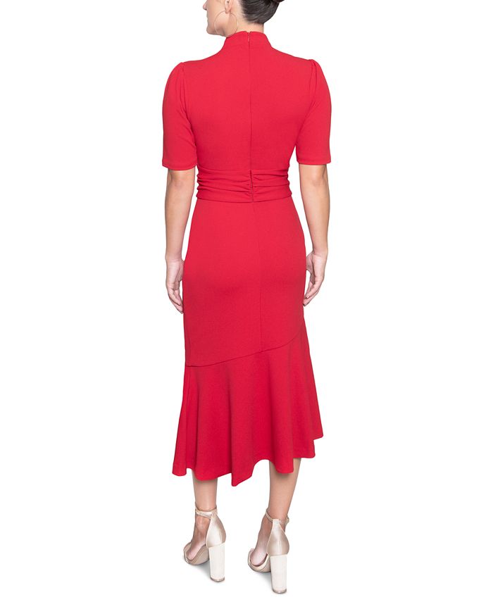 RACHEL Rachel Roy Belted MockNeck Midi Dress Macy's