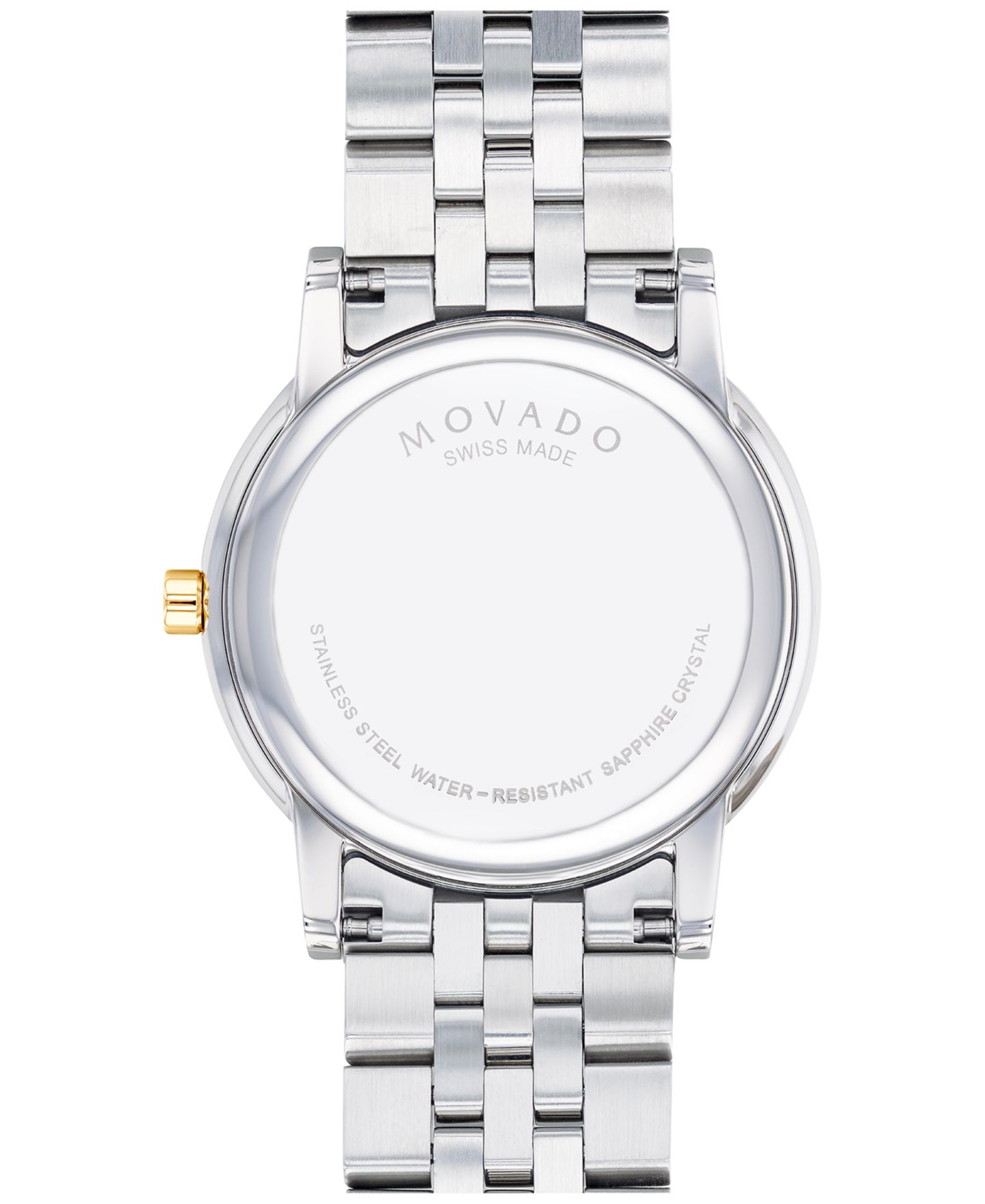 Мужские часы Movado Swiss Museum Classic Diamond-Accent Two-Tone PVD Stainless Steel Bracelet Watch 40mm — фото 4