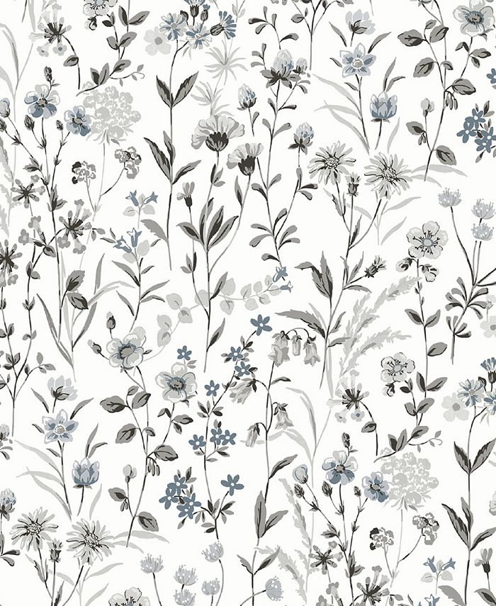 NextWall Wildflowers Peel and Stick Wallpaper Macy's