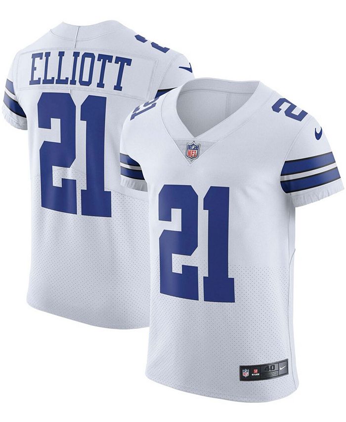 Nike Men's Ezekiel Elliott White Dallas Cowboys Vapor Elite Jersey - Macy's