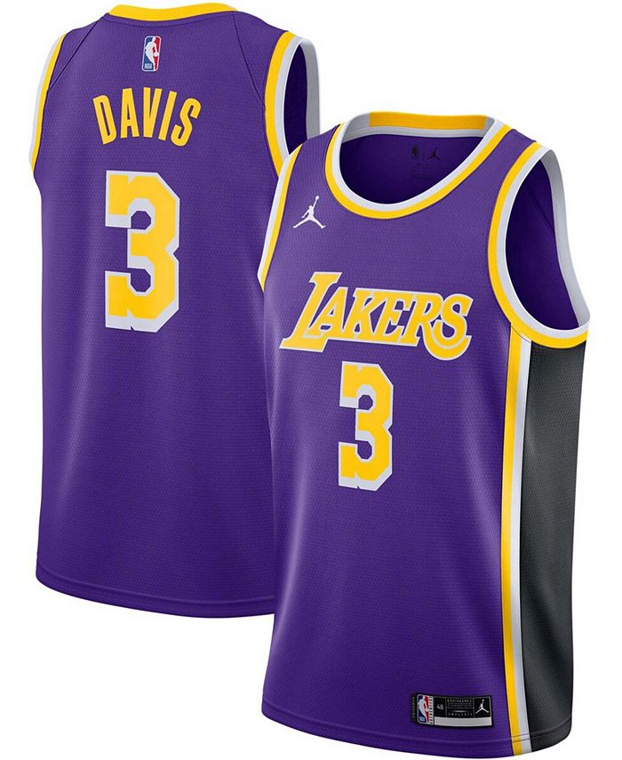 Jordan Big Boys Anthony Davis Purple Los Angeles Lakers 2020/21 Swingman  Jersey - Statement Edition - Macy's