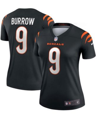 Nike Men's Joe Burrow Black Cincinnati Bengals Legend Jersey - Macy's