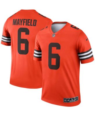 Men's Baker Mayfield Orange Cleveland Browns Inverted Legend