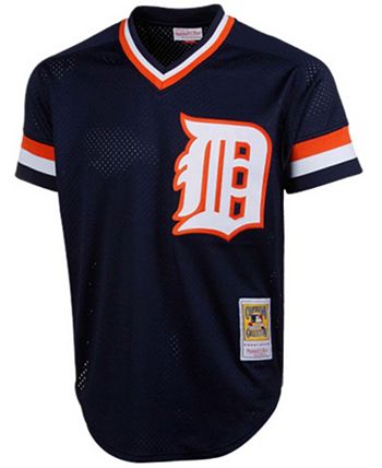 Kirk Gibson Detroit Tigers Mitchell & Ness Youth Cooperstown Collection  Mesh Batting Practice Jersey - Navy