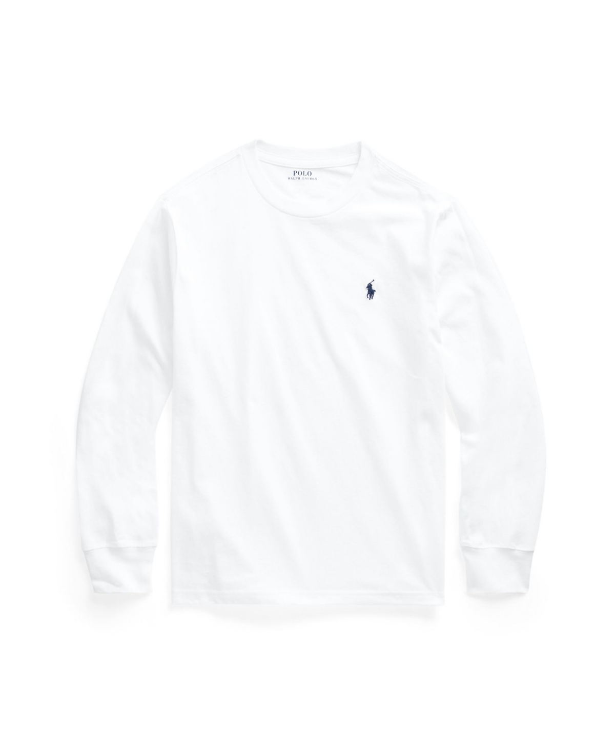 Polo Ralph Lauren Kids' Big Boys Cotton Jersey Long-sleeve T-shirt In White