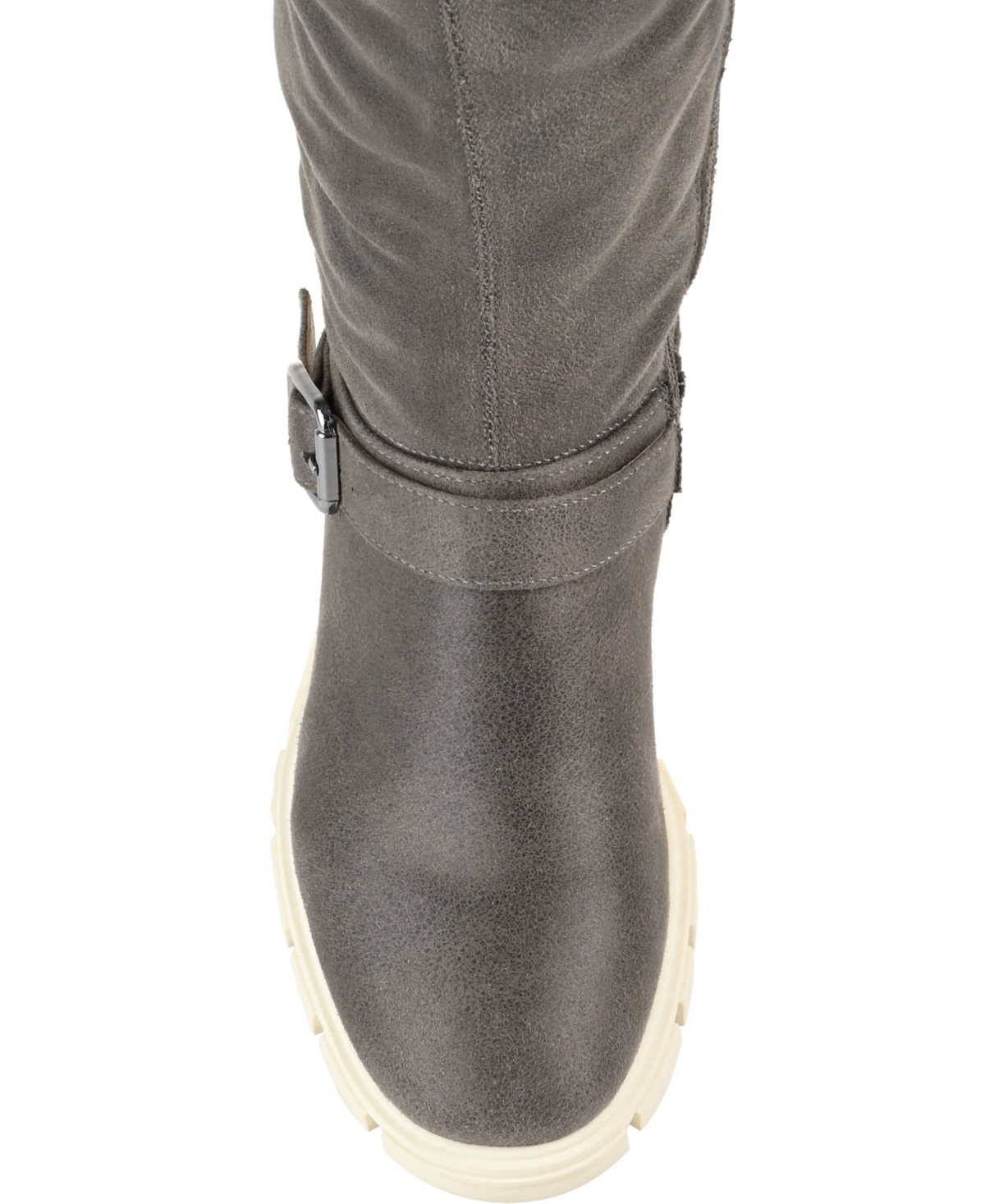 Journee Collection Women's Salisa Wide Calf Lug Sole Boots