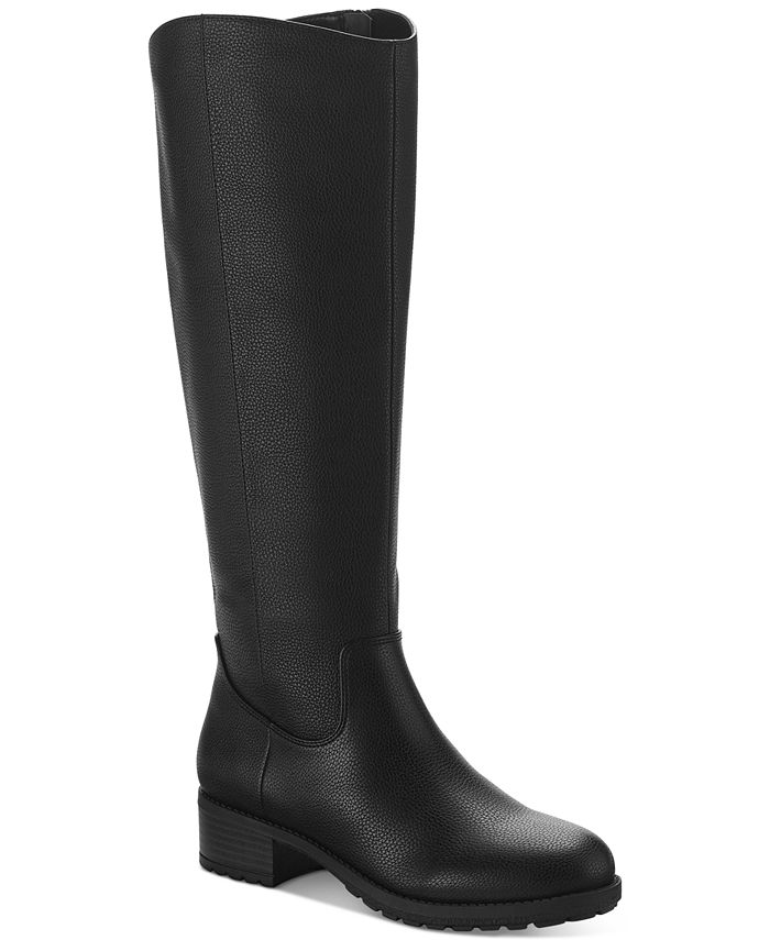 Style & Co Graciee Zip Riding Boots, Created for Macy's - Macy's
