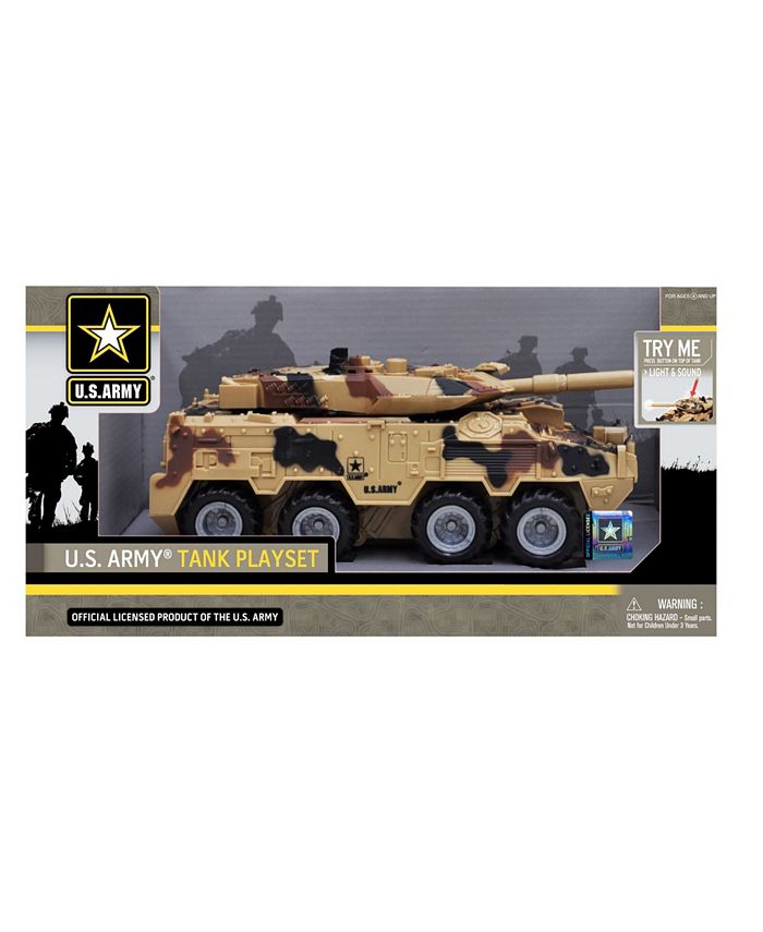 Excite U.S. Army Tank Playset with Light and Sound 11.62