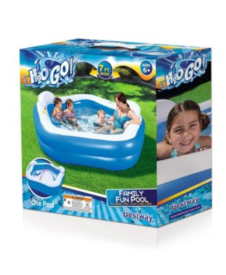 H2OGO 7' x 6'9" x 27" Family Fun Pool